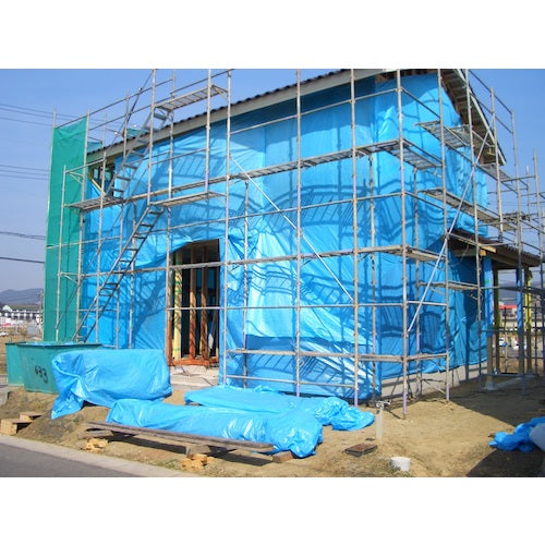 TRUSCO Blue Sheet Eco Blue Tarp Sheet #3000 Width 3.6m x Length 3.6m TP-3636A 1 Sheet