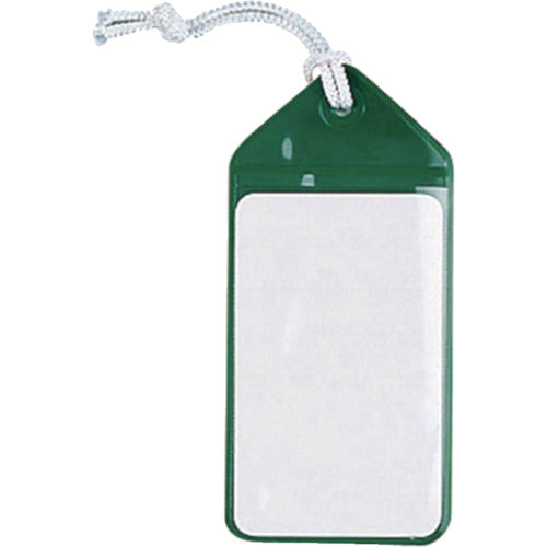 Kyoei Plastic Name Tags, Pack of 5, Green, C-80-5-G, 1 bag