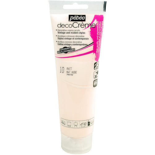 Pebeo Deco Cream 120ml Matte Nude 089010 1 bottle