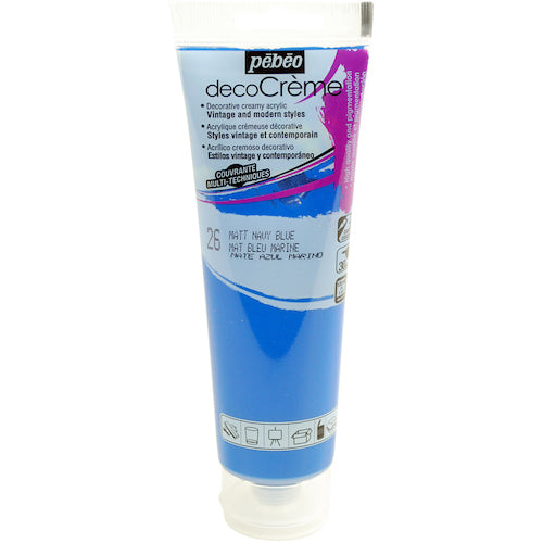 페베오 데코 크림 120ml 매트 네이비 블루 089026 1 개