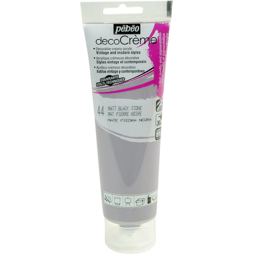페베오 데코 크림 120ml 매트 블랙 스톤 089044 1 개