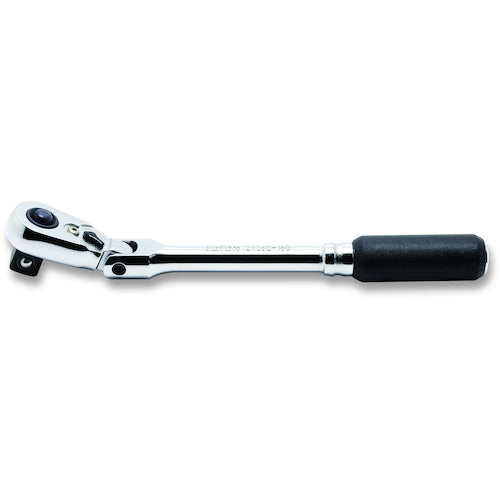 Ko-ken Z-EAL 3/8" (9.5 mm) SQ. Push button type swivel ratchet handle (slim) Total length 160 mm 2726ZB-3/8(L160) 1 pc