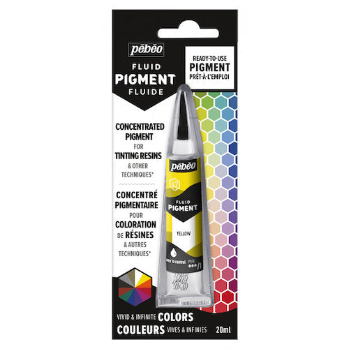 Pebeo [Oil-based liquid pigment] Fluid Pigment 20ml Yellow 650662 1 piece