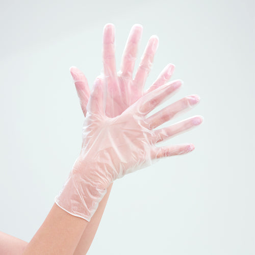 Osaki Medical Plastic Gloves M Transparent 200 pieces 70012 1 box