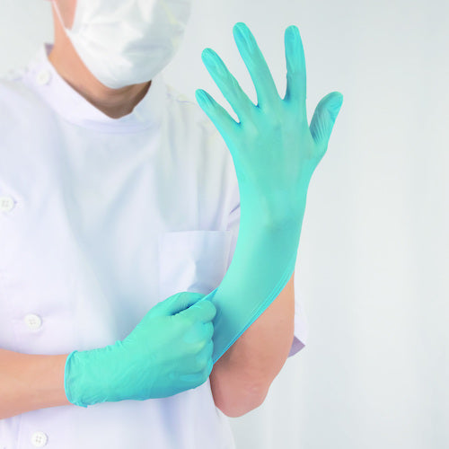 오사키 메디컬 하이브리드 장갑 I SS 블루 200 매입 70022 1 상자