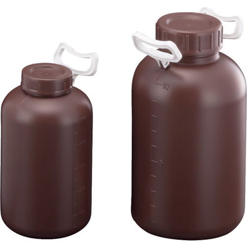 サンプラ　ＰＥ取手付広口遮光瓶　１０Ｌ　02925　1 個