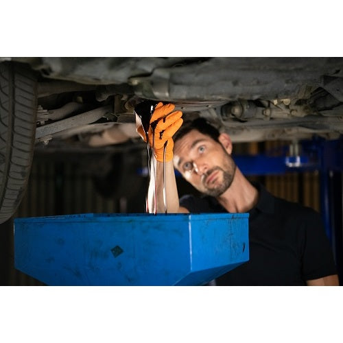 Harada Gripper's Gloves Orange XL (50 pieces) 37002-475 1 box