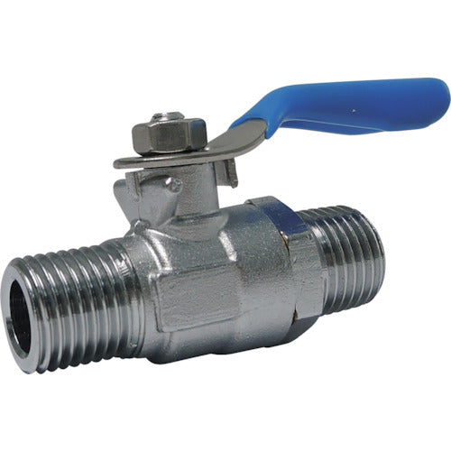 TRUSCO 미니 볼 밸브 외×외 나사형 R1/4×G1/4 MMG22 1개