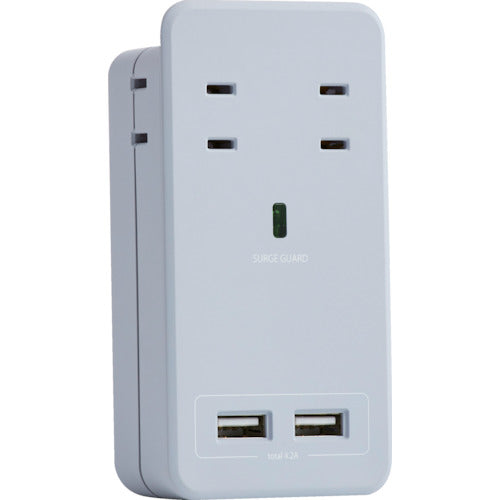 Ｆａｒｇｏ　ＳＡＴＩ　ＣＯＬＯＲ　ＡＣ４個口　４．２Ａ　ＵＳＢ　スモーキーブルー　CT221SB　1 個