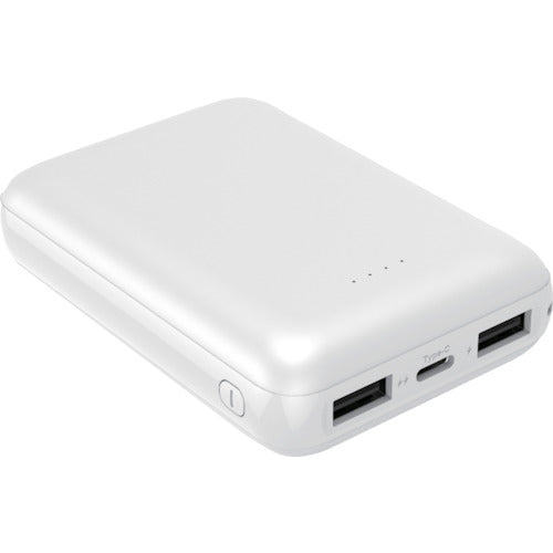 Hi-Disc Mobile Battery 10000mAh Compact Size White HD2-MBTC10000WH 1 pc