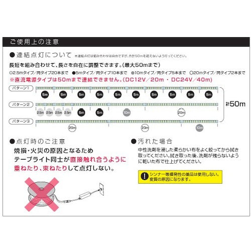 ハタヤ　ＬＥＤテープライトＲ片面セット　RLTP10S　1 台