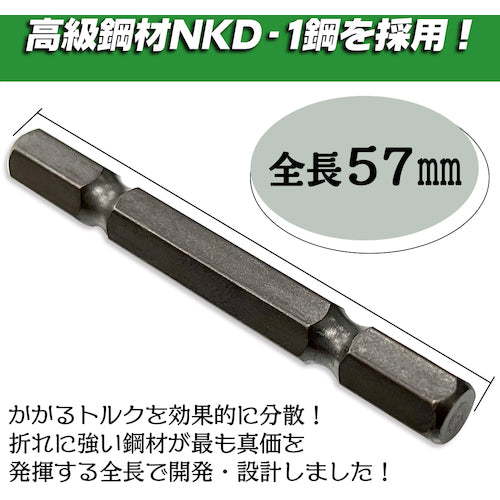 ベストツール　ＫＯＳＥＩ　４０Ｖ対応　ビット差替式パワーソケット　１９ｍｍ　BSPT-19　1 個