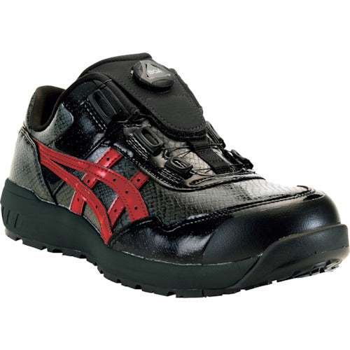 ASICS 【한정 칼라】윈 잡 CP306 BOA BLK EDITION 블랙×크랜베리 23.0 cm 1273A087.001-23.0 1 다리