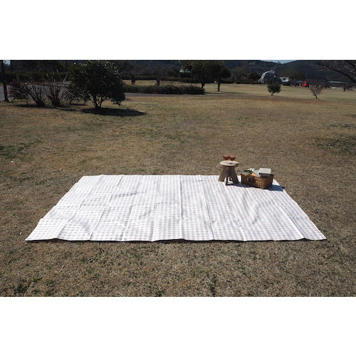 Hagiwara HABRIC Comfy Sheet, Dull Color, Old Pink, Gingham Check, 1.8m x 2.7m, COMFOP1827, 1 sheet