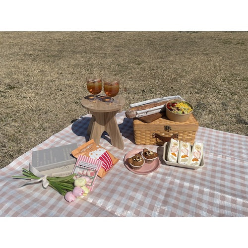 Hagiwara HABRIC Comfy Sheet, Dull Color, Old Pink, Gingham Check, 1.8m x 0.9m, COMFOP1809, 1 sheet