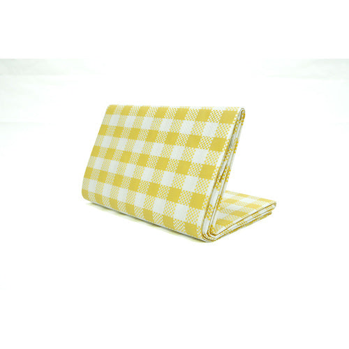 Hagiwara HABRIC Comfy Sheet, Dull Color, Old Yellow, Gingham Check, 1.8m x 0.9m, COMFOY1809, 1 sheet