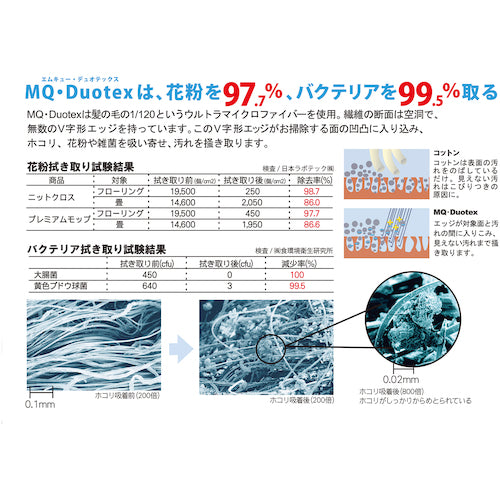 ＭＱデュオテックス　ニットクロス　グレー　MQKT0005 　1 枚