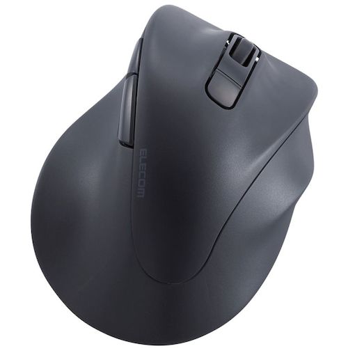 エレコム　マウス　ＥＸ−Ｇ　右手専用　Ｍサイズ　Ｂｌｕｅｔｏｏｔｈ　５ボタン　抗菌　静音設計　ブラック　M-XGM30BBSKBK　1 個