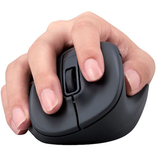 ELECOM 마우스 EX-G 오른손 전용 S 사이즈 블루투스 5 버튼 항균 정음 설계 블랙 M-XGS30BBSKBK 1 개