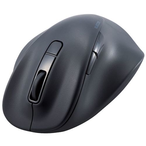 ELECOM 마우스 EX-G 오른손 전용 S 사이즈 블루투스 5 버튼 항균 정음 설계 블랙 M-XGS30BBSKBK 1 개