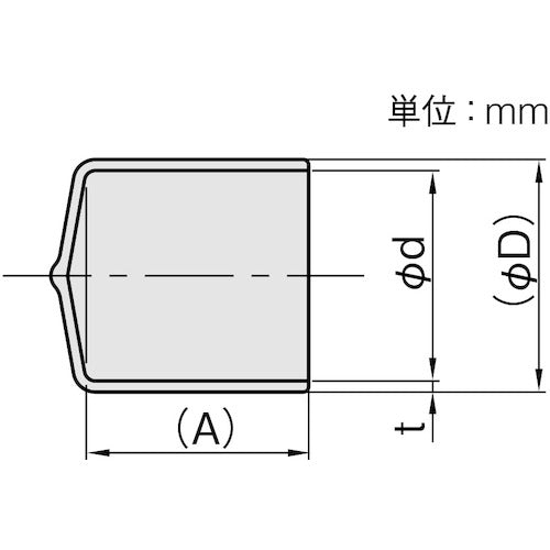 ＩＷＡＴＡ　保護キャップ　丸　（１個入）　白　HLWH240-2-P　1 袋