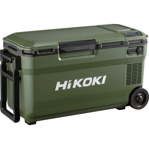 ＨｉＫＯＫＩ　１８Ｖ−１４．４Ｖ　コードレス冷温庫　超大容量サイズ３６Ｌ　フォレストグリーン　マルチボルトセット品　UL18DE(WMGZ)　1 台