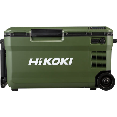 ＨｉＫＯＫＩ　１８Ｖ−１４．４Ｖ　コードレス冷温庫　超大容量サイズ３６Ｌ　フォレストグリーン　マルチボルトセット品　UL18DE(WMGZ)　1 台