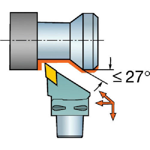 Sandvik Coromant Capto CoroTurn RC Cutting Head (410) C4-DDJNR-27055-1504 1 piece