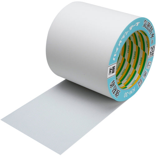 パイオラン　気密防水用テープ　片面タイプ（強粘着）　１００ｍｍ×２０ｍ　ホワイト　KM-30-WH 100MMX20M　18 巻