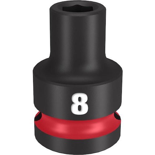 milwaukee SHOCKWAVE IMPACT DUTY 임팩트 소켓 1/2 인치(12.7mm)각 8mm 49-66-6240 1개