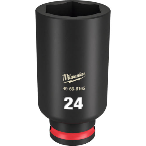milwaukee SHOCKWAVE IMPACT DUTY 딥 임팩트 소켓 3/8 인치(9.5mm)각 24mm 49-66-6165 1개