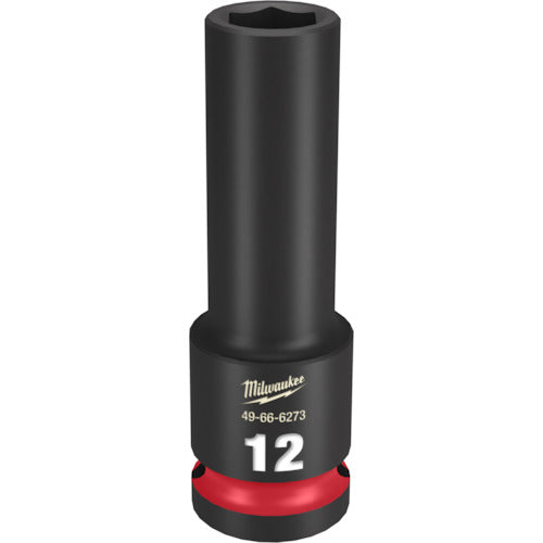 milwaukee SHOCKWAVE IMPACT DUTY 딥 임팩트 소켓 1/2 인치(12.7mm)각 12mm 49-66-6273 1개