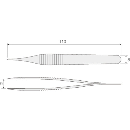 HOZAN Tweezers P-823 1 piece