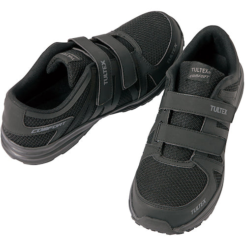 Aitos Lightweight Safety Shoes (Velcro Type) All Black 26.0cm AZ51651-110-26.0 1 pair