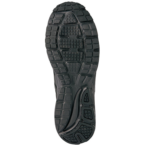 Aitos Lightweight Safety Shoes (Velcro Type) All Black 26.0cm AZ51651-110-26.0 1 pair