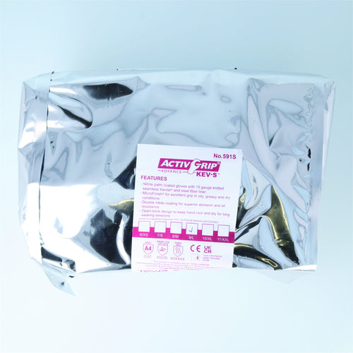 トワロン　まとめ買い　耐切創手袋　アクティブグリップアドバンスＫＥＶ−Ｓ　９／Ｌ　（１２双入）　591S-12P-9L　1 袋