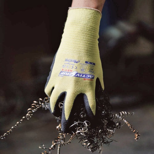 トワロン　まとめ買い　耐切創手袋　アクティブグリップアドバンスＫＥＶ−Ｓ　９／Ｌ　（１２双入）　591S-12P-9L　1 袋