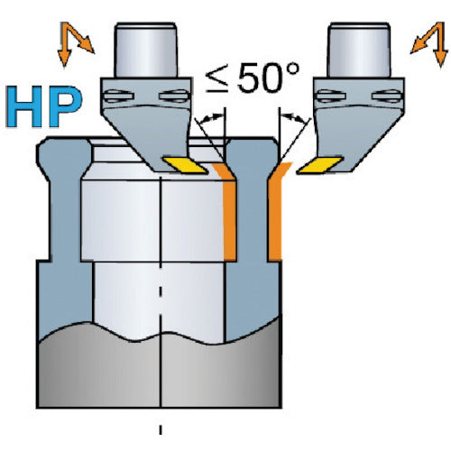 Sandvik Sensor Holder HP (410) C6-SVUBR-45065-16HP 1 piece