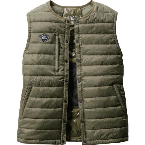 BURTLE Down Vest 3254-61-XL Army Khaki 3254-61-XL 1 piece