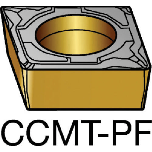 サンドビック　コロターン１０７　旋削用ポジチップ（１２０）　１５１５　CCMT 12 04 04-PF　10 個