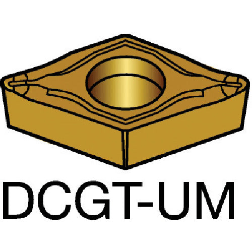 サンドビック　コロターン１０７　旋削用ポジチップ（１３０）　１１２５　DCGT 11 T3 04-UM　10 個