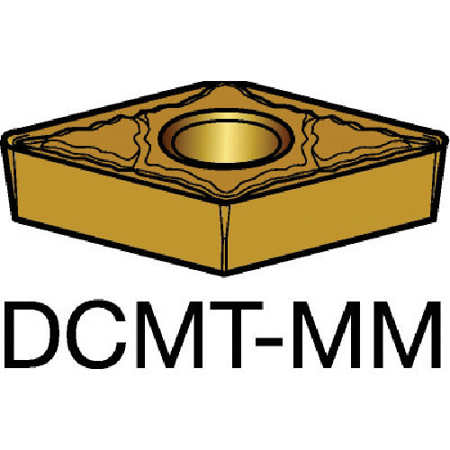サンドビック　コロターン１０７　旋削用ポジチップ（１２０）　２０１５　DCMT 11 T3 04-MM　10 個