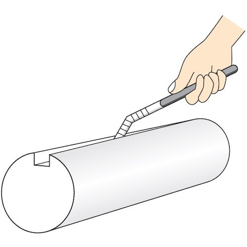 ツボサン　ブライト９００　ヴァリトＭ　平　２００ｍｍ　細目　柄付き　クランク型　BRVR-23C　1 本