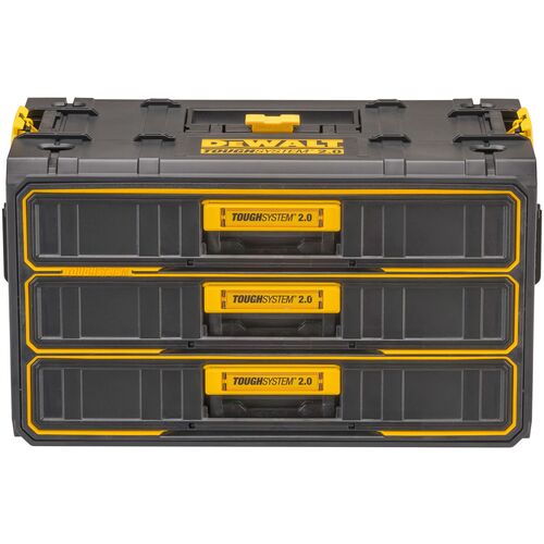 ＤＥＷＡＬＴ　タフシステム２．０　３段引き出しチェスト　DWST08330-1　1 台