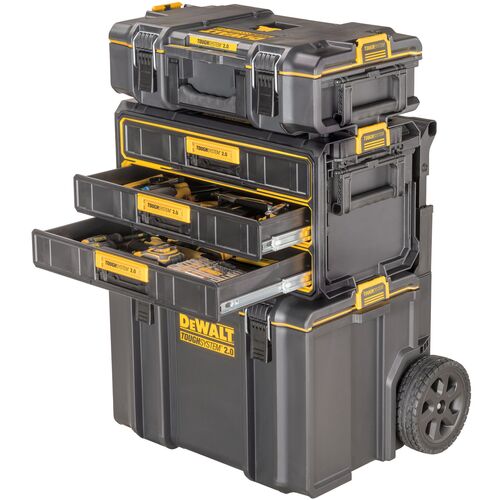 ＤＥＷＡＬＴ　タフシステム２．０　３段引き出しチェスト　DWST08330-1　1 台
