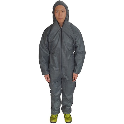 Maruwa Chemical Nonwoven Coveralls (Gray) Size 3L 6590-3L 1 Piece