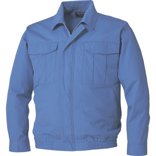 空調服　空調服［［Ｒ上］］　難燃長袖ブルゾン　ウエアのみ　ライトブルー　２Ｌ　KU91731C24S4　1 着