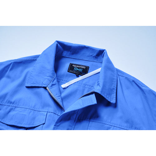 空調服　空調服［［Ｒ上］］　難燃長袖ブルゾン　ウエアのみ　ライトブルー　Ｌ　KU91731C24S3　1 着