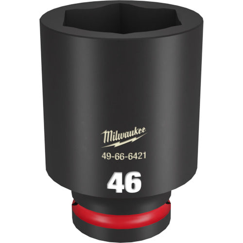 Milwaukee SHOCKWAVE IMPACT DUTY Deep Impact Socket 3/4 inch (19 mm) square 46 mm 49-66-6421 1 piece