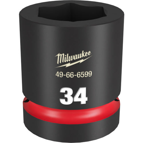 Milwaukee SHOCKWAVE IMPACT DUTY Impact Socket 1 inch (25.4 mm) square 34 mm 49-66-6599 1 piece